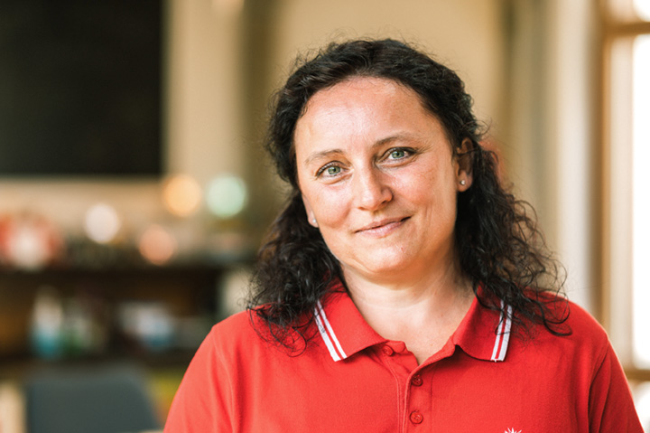 unbezahlbarland Hernhuter Sterne Mitarbeiterin Silke Mantke